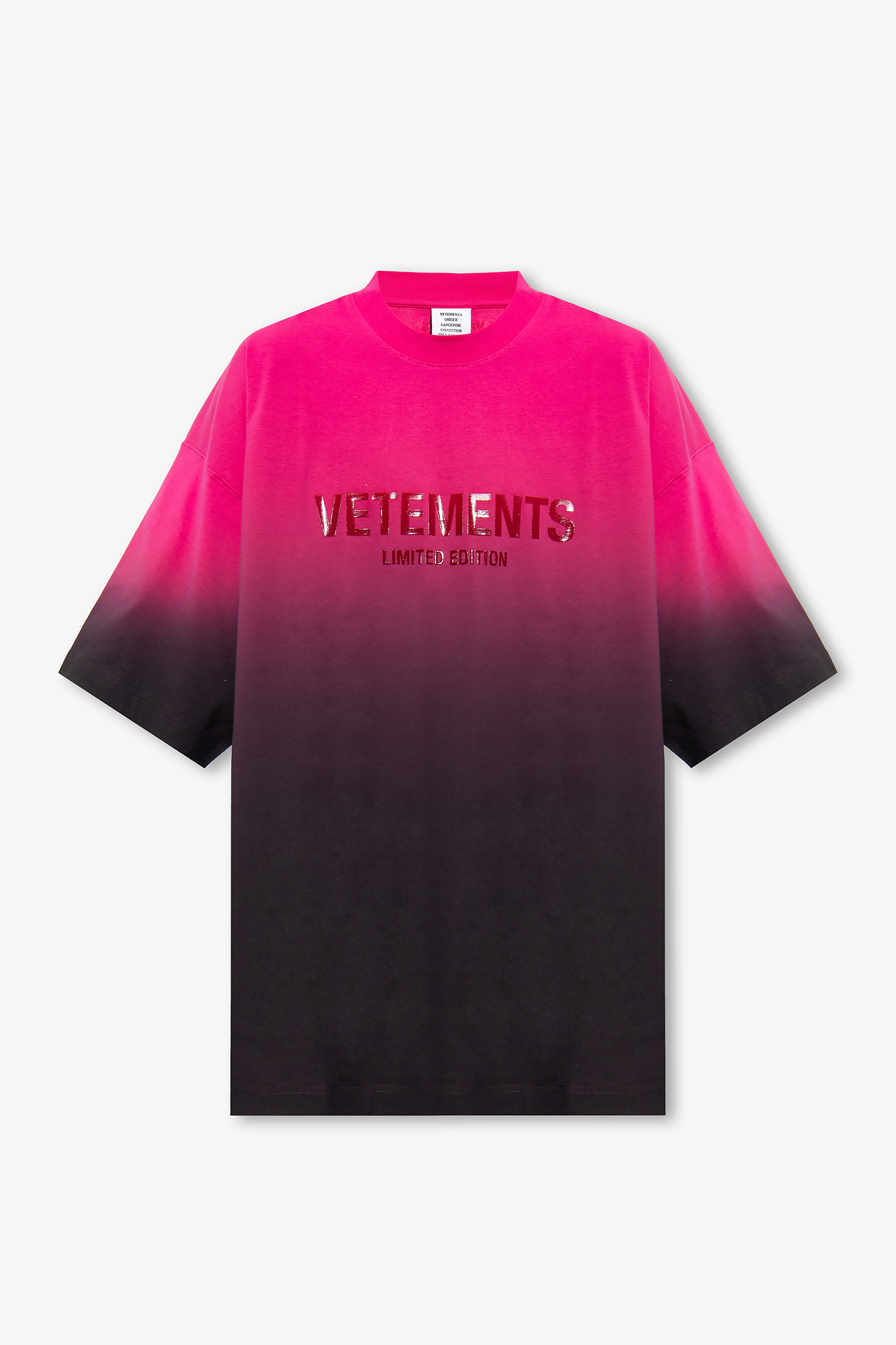 Pink Logo T-shirt VETEMENTS - Vitkac Canada